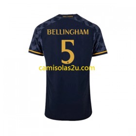 Camisolas de futebol Real Madrid Jude Bellingham 5 Equipamento Alternativa 2023/24 Manga Curta